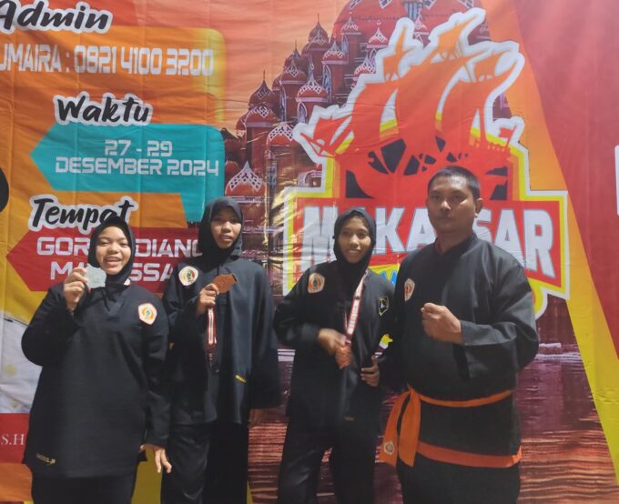 3 Santri Assalaam meraih 1 Perak dan 2 Perunggu pada Kegiatan Kejuaraan Pencak Silat Tingkat Nasional di Makassar
